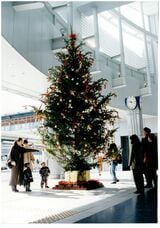 和泉中央駅のクリスマスツリー（写真：南海電鉄）