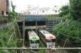 かつての東京山手急行鉄道の遺構（筆者撮影）