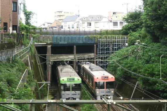 東京山手急行鉄道の遺構