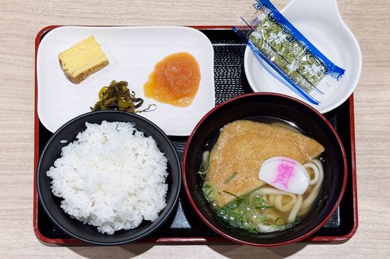 きつねうどん定食