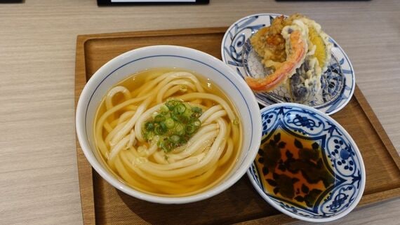 手打ちと創造 かしわ天うどん