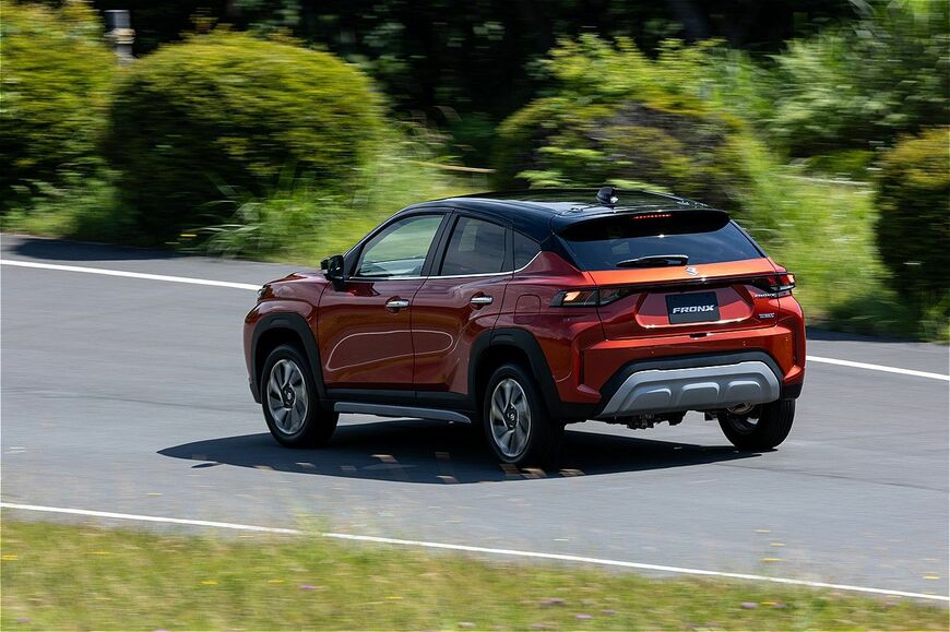 スズキ新型SUV「フロンクス（プロトタイプ）」のディテール（写真：三木宏章）