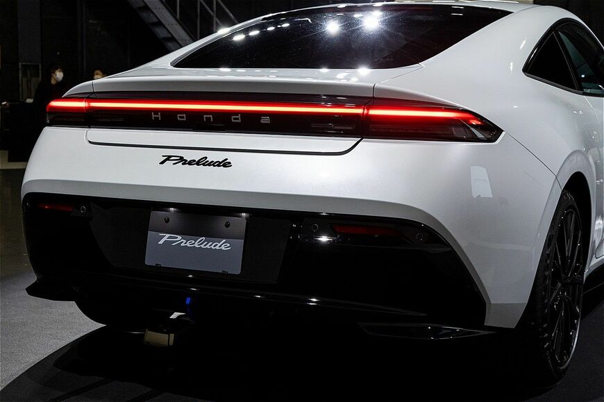 ホンダの新型「プレリュード」（写真：三木 宏章）