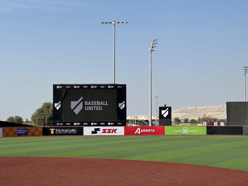 スタジアムも新設された（写真：金沢慧氏）