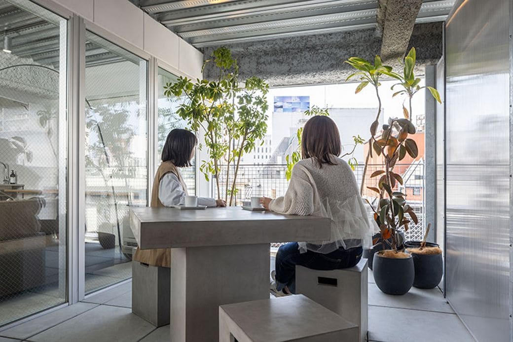 各住戸に広いテラスがあるのも魅力（写真提供／橋本さん）