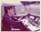 0系新幹線の運転風景（写真提供：にわあつし）