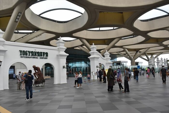ジョグジャカルタ国際空港の様子。