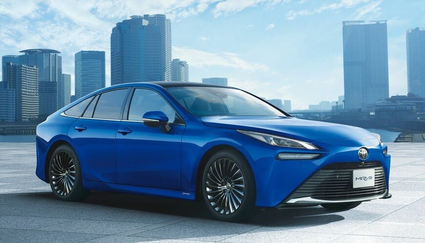 第2世代の「MIRAI」。2025年の国内販売は70台ほどだった（写真：トヨタ自動車）