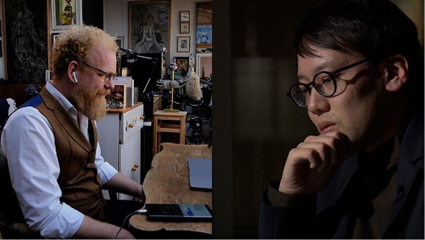 共産主義の苦い記憶から資本主義内での改革を語るチェコのセドラチェク氏と、脱成長を主張するマルクス経済学者・斎藤幸平氏が徹底的に議論します（写真：NHK）