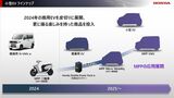 日本では軽商用BEVを皮切りに商品を展開していく（資料）