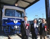 美しく復元され「北府駅鉄道ミュージアム」に展示された200形（撮影：南正時）