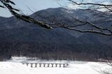 士幌線のタウシュベツ川橋梁跡（撮影：南正時）
