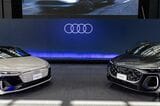アウディ「A6 e-tron」シリーズおよび発表会の様子（写真：三木 宏章）