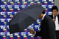 日経平均4日続伸、終値1万5870円に 利益確定売りこなし、終値で年初来高値更新