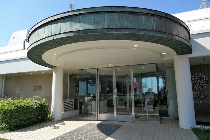 レストランはまゆうの入り口