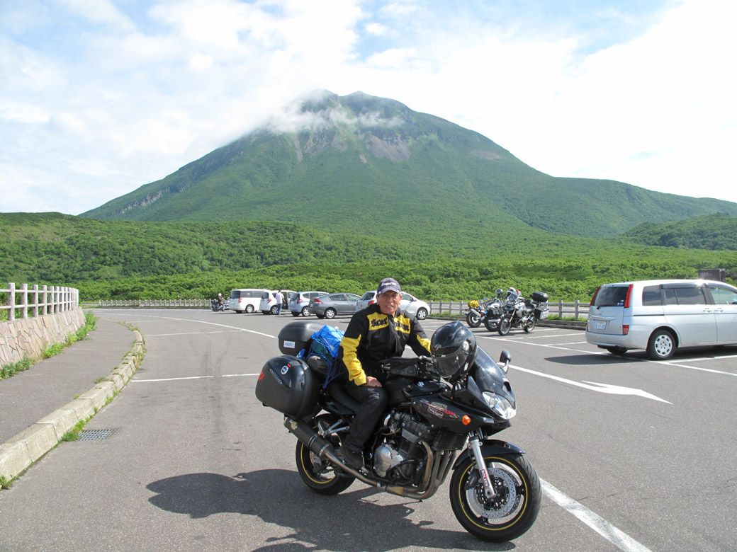 北海道キャンプ中に行った知床峠と羅臼岳（写真：織田さん提供）