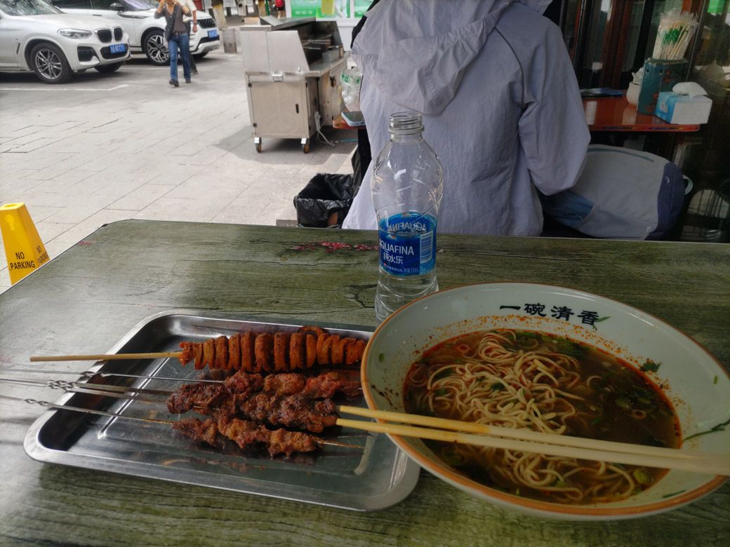 ウイグル自治区で食べた羊肉串