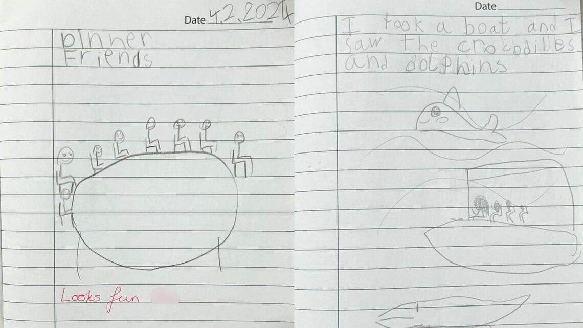 マレーシアに教育移住した筆者の子どもが書いた日記