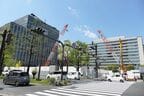 淀屋橋交差点から見た西地区。高さ約135mの