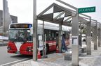 千曲川橋梁復旧まで不通区間を結んだ代行バス