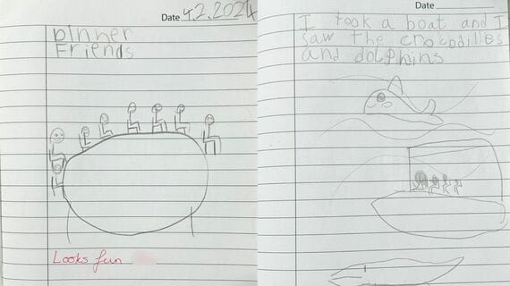 マレーシアに教育移住した筆者の子どもが書いた日記