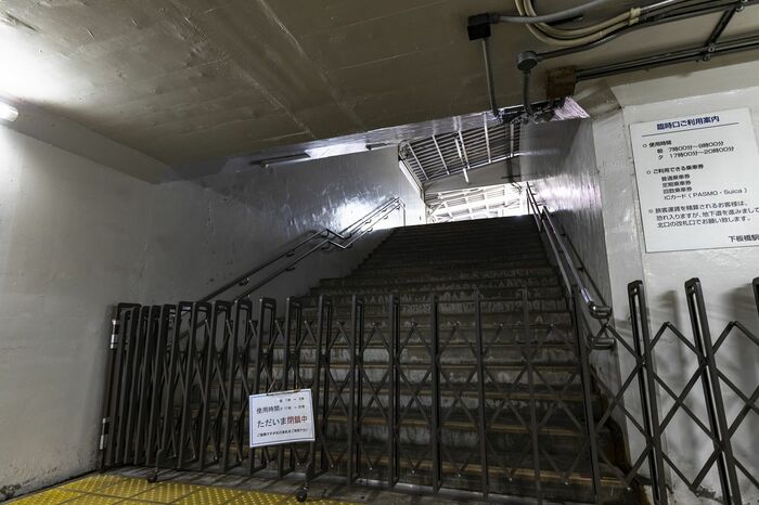 下板橋駅で終日利用できる改札は北側のみ。南側は