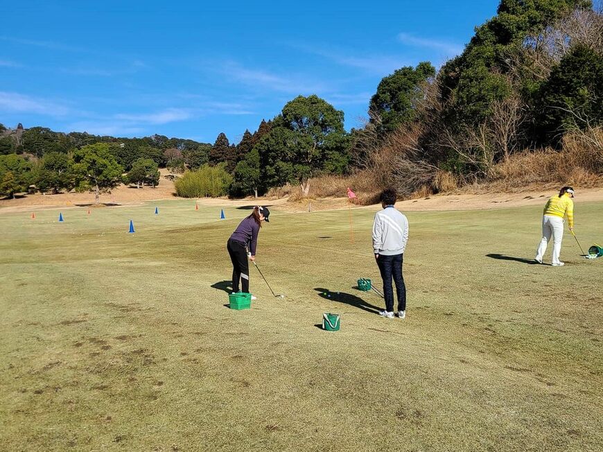 マクレガーCCの練習専用ホール。天然芝の感覚をつかめる（写真提供：マクレガーCC）