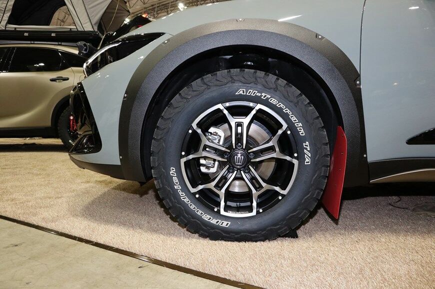トヨタが展示していたクラウン アウトドアコンセプト（筆者撮影）