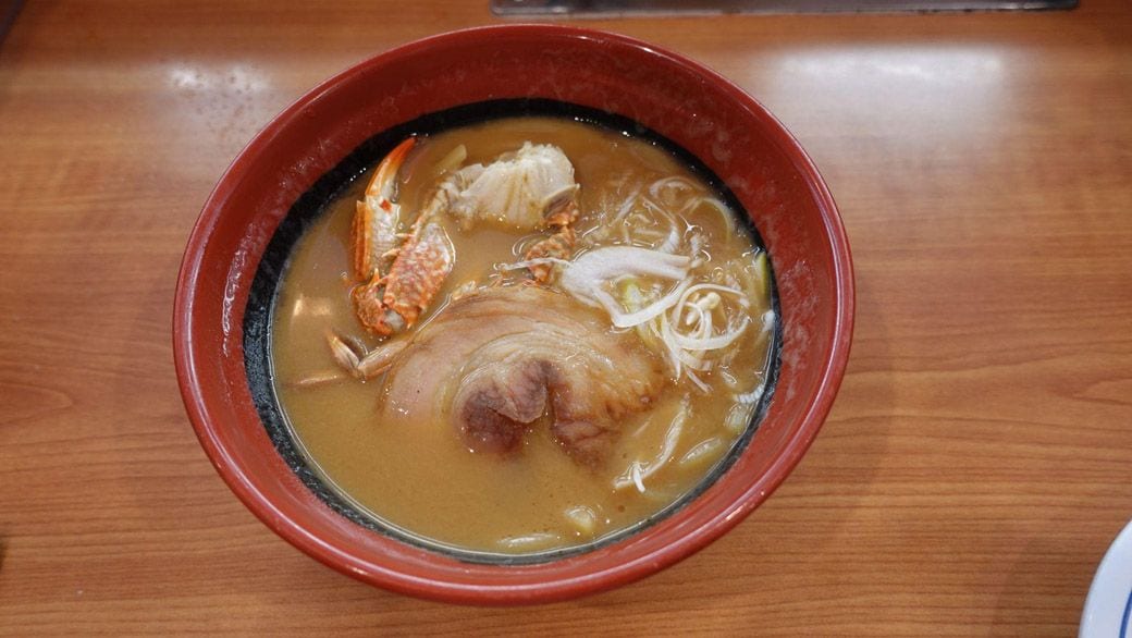 「かに白湯らーめん」
