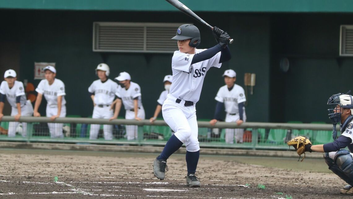 林龍之介君の打席