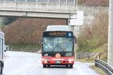 陸前高田市内では大船渡線BRTは主に一般道を走る（筆者撮影）