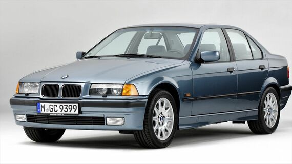 1998年のE46型にバトンタッチするまで、日本でのBMWの主力となったE36型3シリーズ（写真：BMW）