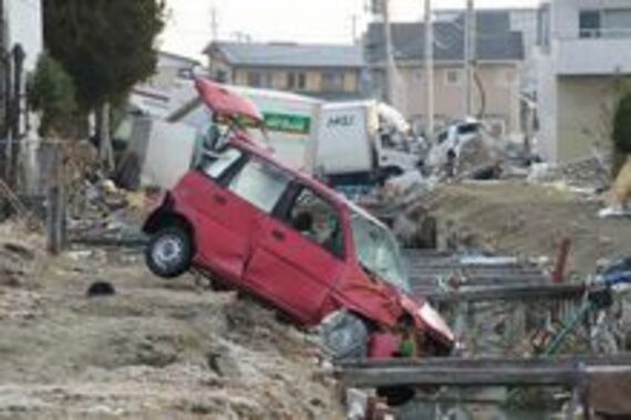 大震災で発生したがれきや廃自動車の行方、宮城県内だけでがれき1800万トン、廃自動車14万台