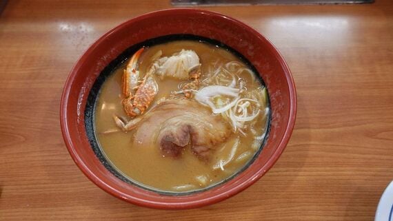 「かに白湯らーめん」