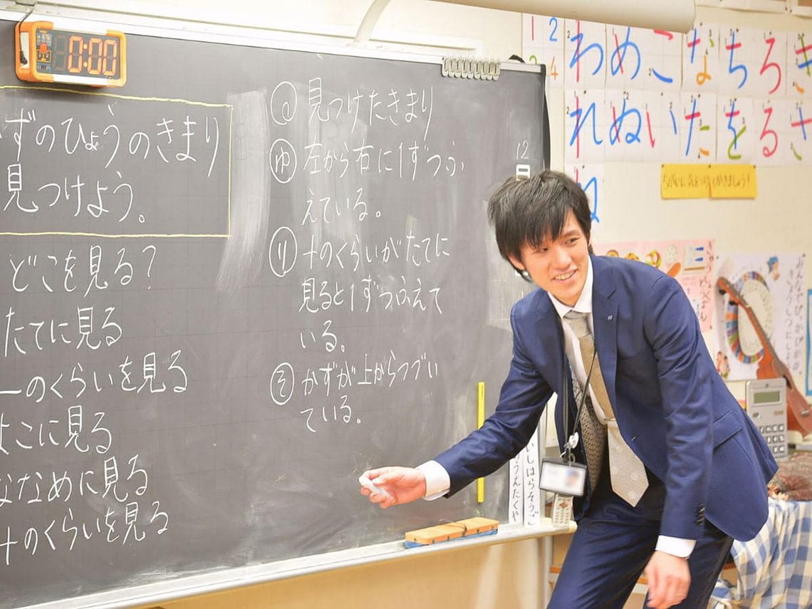 公立小学校教員として15年間勤務した後、学校法人角川ドワンゴ学園N/S高に転職した館野さん。写真は公立小学校勤務時（写真：館野氏提供）