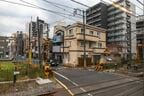 下板橋―大山間のこのあたりには金井窪駅があったが、