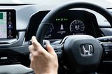 ホンダ量販モデル初のハンズオフ機能を搭載した「アコード e:HEV Honda SENSING 360＋」（写真：三木 宏章）