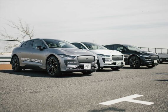 I-PACEは東京E-Prixのコースカーとしても活躍した（写真：Jaguar）