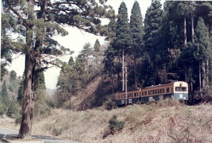 急勾配だった鯖浦線二本杉の峠越え