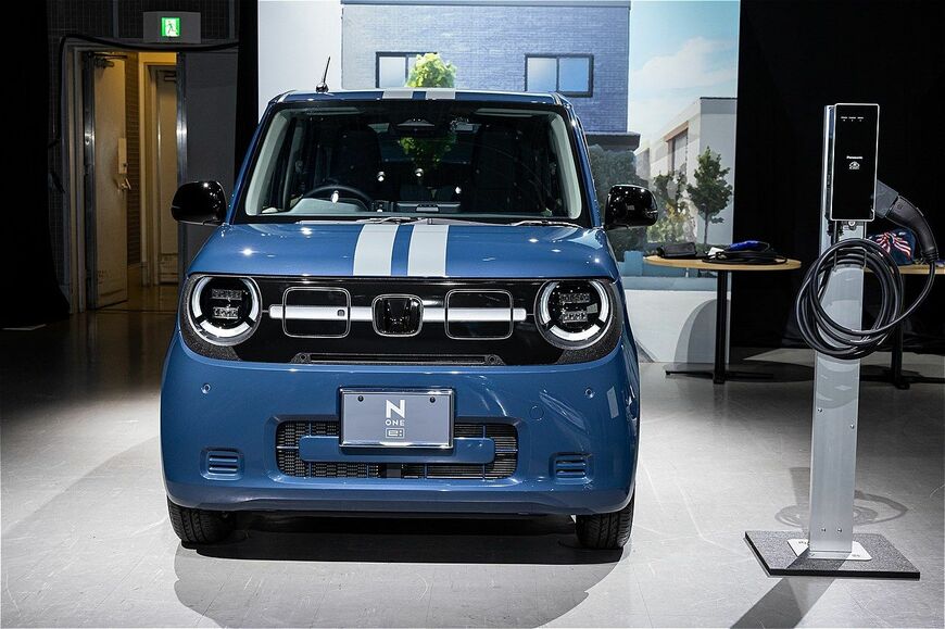 ホンダの新型軽自動車EV「N-ONE e:」（写真：三木 宏章）