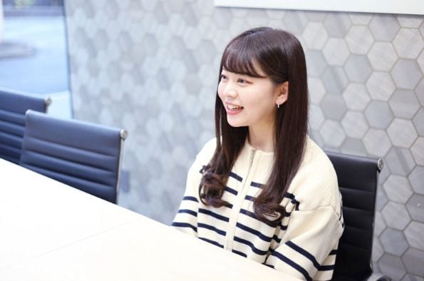 「でも、フレキャンに出てみたら想像以上に忙しくて苦労しました……（笑）」と小杉さん（写真：筆者撮影）