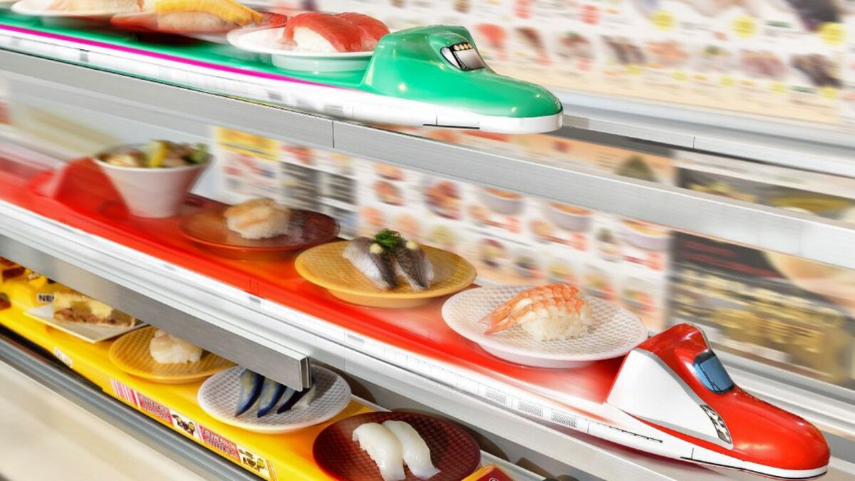 迷惑行為で注目､回転ずし｢直線型レーン｣の実力 はま寿司は直線化で食材廃棄を年1000トン削減 | 外食 | 東洋経済オンライン
