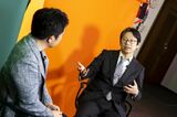 後藤氏は銀行の課題についても指摘する（撮影：今井康一）