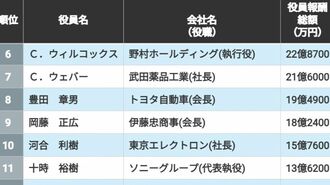 ｢年収"1億円超"｣の上場企業役員ランキング100
