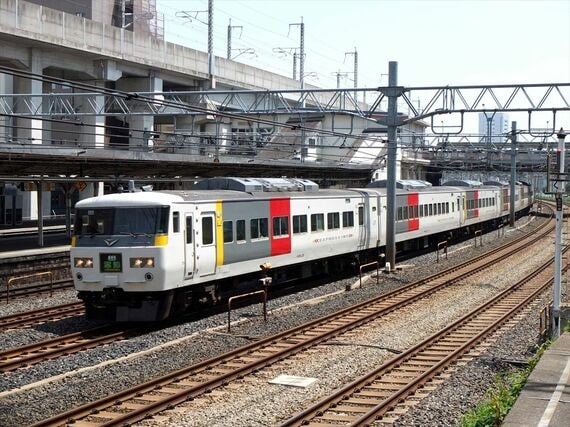 185系 新前橋車 ブロックパターン