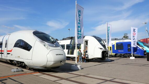 シーメンス アルストム イノトランス展示車両