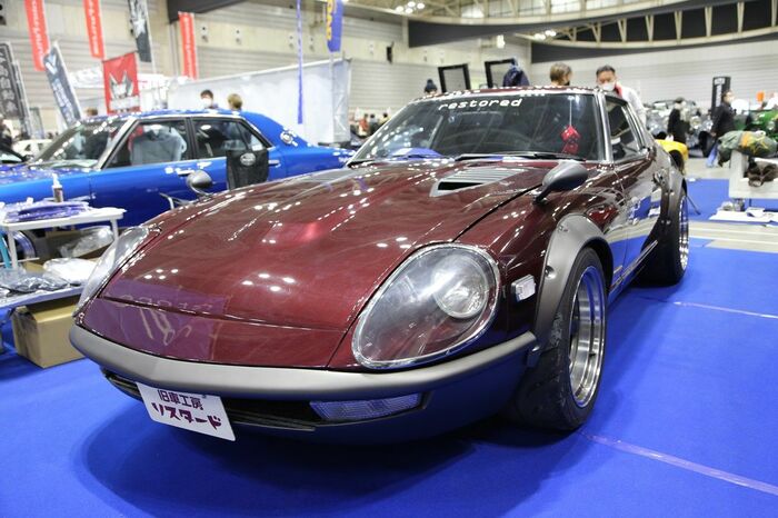オリジナルパーツを装着したS130型フェアレディZ(筆者撮影)