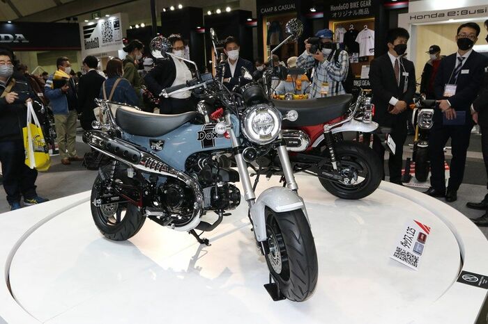 復活を果たしたホンダのダックス125(筆者撮影)