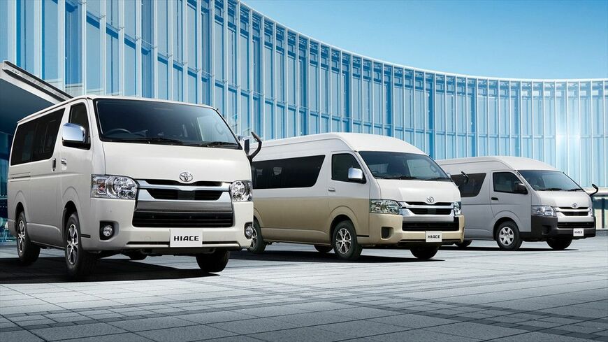 商用バンで絶大な人気を誇るハイエースシリーズ（写真：トヨタ自動車）