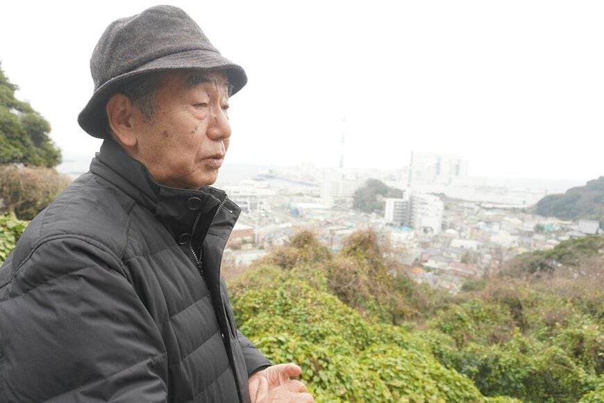 原告団長の鈴木陸郎さん。環境アセスメントが不十分だと問題視する（記者撮影）